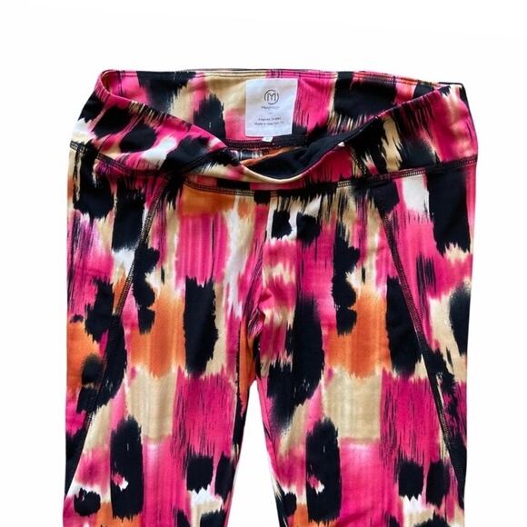 Mesh Yoga Multicolor Abstract Legging size M - Picture 5 of 7